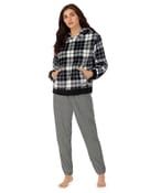 Dresowy chenille hooded & jogger lounge set - 2