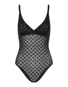 Body koronkowe monogram flock - 0