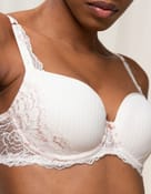 Biustonosz usztywniany peony florale - 2